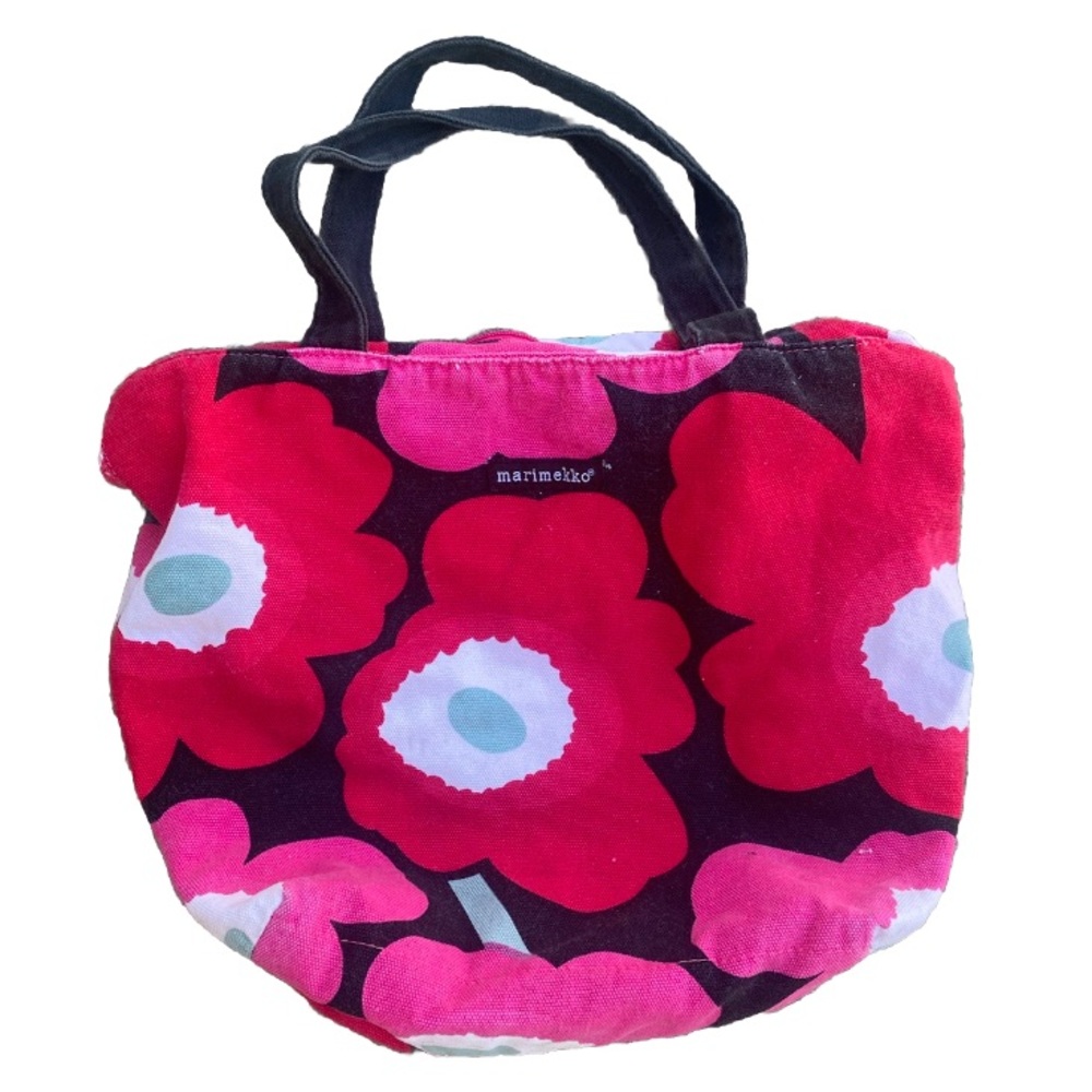 Marimekko for Avon Breast Cancer Crusade floral canvas tote